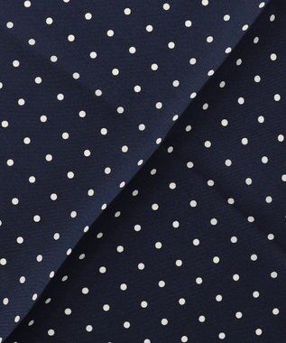 J.PRESS MEN ハンドプリントドット チーフ ダルブルー系5