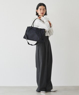 russet ナイロン三層2WAYトートバッグ(CE-1586) Black/Navy