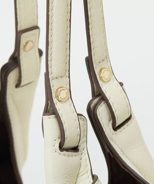 TOPKAPI 【TREASURE TOPKAPI】ソフトレザー センターステッチ 2way トートバッグ オフ