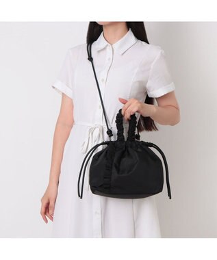 LANVIN en Bleu マイル マルチショルダーバッグ ブラック