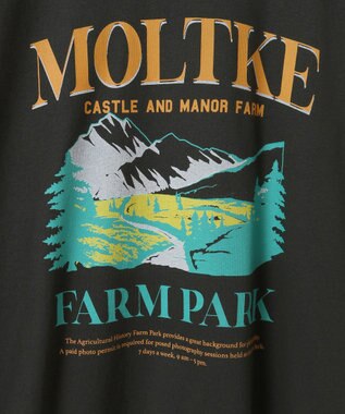 AMERICAN HOLIC FARM PARKプリントTシャツ Charcoal Gray
