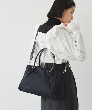 russet ナイロン三層2WAYトートバッグ(CE-1586) Black/Navy