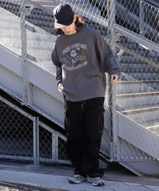 WEGO ピグメントグラフィックロンT 柄2