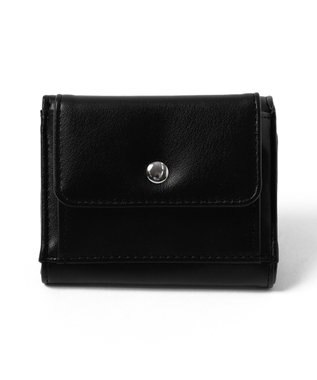 WEGO リボンフラップミニウォレット ブラック