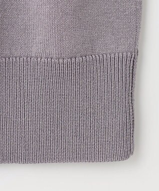 Feroux 【洗える】襟付きニット プルオーバー ライトグレー系