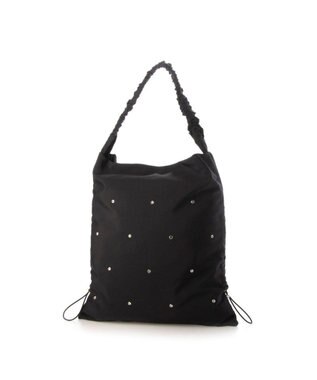 UNBILLION カシュカシュ cachecache / ビジュー付きワンハンドルトート ブラック