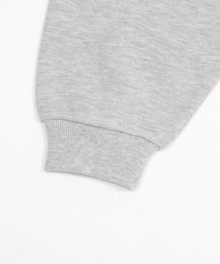 WEGO 裏起毛ファーフードBIGZIPパーカー 杢グレー