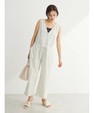 Green Parks インド 綿麻オールインワン Natural