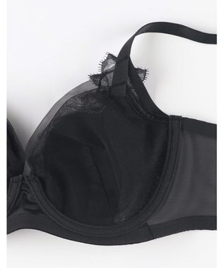 WACOAL ブラジャー 【エアインブラ】 つけごこち軽い ムレにくい 体型特徴に合わせた設計 レディース BXB427 /ワコール ブラック