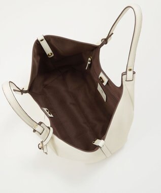 TOPKAPI 【TREASURE TOPKAPI】ソフトレザー センターステッチ 2way トートバッグ オフ