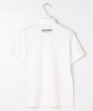 23区GOLF 【WOMEN】『PEANUTS』コラボ　「JOE COOL」半袖ポロシャツ ホワイト系