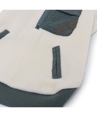 PET PARADISE ペットパラダイス ワンダフルストレッチ ポケット トレーナー 中型犬 大型犬 ホワイト