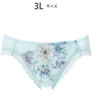 WACOAL ショーツ 【ハグするブラ】 BXB478とペア はきこみ丈あさめ やわらかく伸びる(バック) レディース PXB178 /ワコール ターコイズ