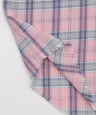 WEGO チェックBIGシャツ ピンク