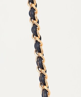 23区 GIOLICAツイード チェーンショルダーバッグ レッドミックス