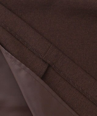 ANY SIS 【洗える】タイト ジャンパースカート ブラウン