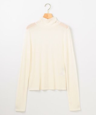 組曲 L ハイツイストシアー インナータートル ホワイト系