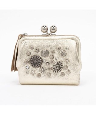 UNBILLION ペルケ perche / マルチスタッズがま口二つ折りウォレット