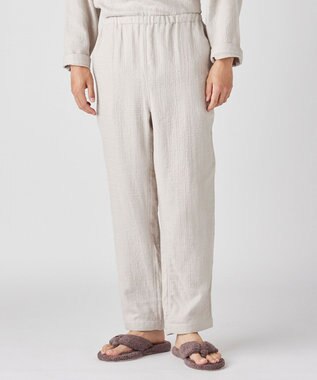 UCHINO マシュマロガーゼシンプルパジャマ ユニセックス ベージュ