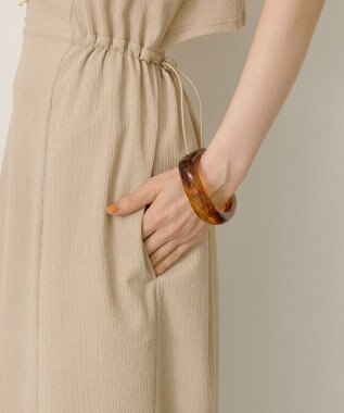 AMERICAN HOLIC バックホールドロストIラインワンピース【WEB限定カラー有り】 Beige