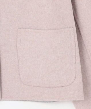 J.PRESS LADIES L 【リバーシブル】ウールナイロン リバー ショート コート ベージュ系