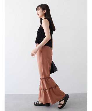 Green Parks かぎ針編みニットベスト Black