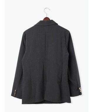 Te chichi ダブルブレストジャケット(セットアップ可)《2025Autumn catalog vol.2 item》 チャコールグレー