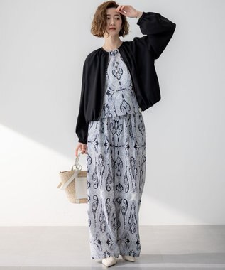 23区 【速乾性/接触冷感】シアータンブラー ブルゾン ブラック系