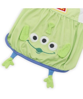 PET PARADISE ディズニー トイ・ストーリー エイリアン お顔 ポケットクール タンクトップ 小型犬 グリーン