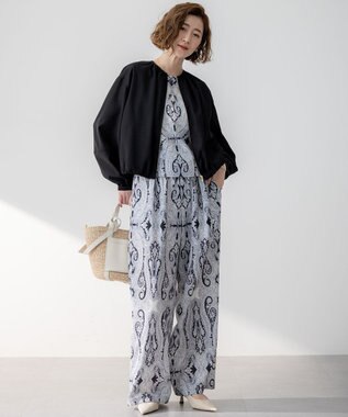 23区 【速乾性/接触冷感】シアータンブラー ブルゾン ブラック系