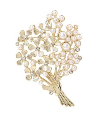 YECCA VECCA パールブーケブローチ