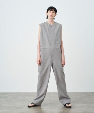 ATON KYOTO TSURIZOME LINEN | ジャンプスーツ GRAY