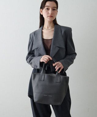 IACUCCI オペラ S CERVO/STAMPA INTERNA チャコールグレー