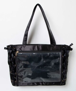 WEGO 【痛バ＆推し活グッズ】レースアップ痛バッグS ブラックその他