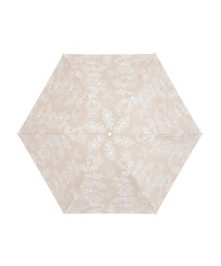 MOONBAT 【 遮光率100％/遮熱/UV/軽量】MACKINTOSH PHILOSOPHY(マッキントッシュフィロソフィー)晴雨兼用日傘 ドローイングフラワー Barbrella バーブレラ 折りたたみ傘 フワクール生地使用 モカブラウン