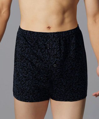 WACOAL MEN トランクス ニット素材 なめらかな肌ざわり 前開き 下着 メンズ GT7111 /ブロス バイ ワコールメン ブルー