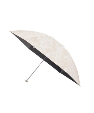 MOONBAT 【 遮光率100％/遮熱/UV/軽量】MACKINTOSH PHILOSOPHY(マッキントッシュフィロソフィー)晴雨兼用日傘 ドローイングフラワー Barbrella バーブレラ 折りたたみ傘 フワクール生地使用 モカブラウン