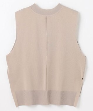 ANY L ニットベスト ベージュ