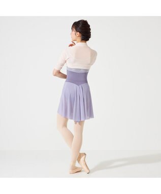 Chacott ハーフスリーブレオタード ヴァイオレット