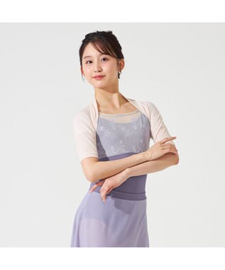 Chacott ハーフスリーブレオタード ヴァイオレット