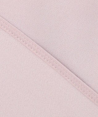 ICB 【洗える】ウォームサテン クロップドシャツ ヘイズピンク系