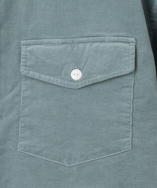 J.PRESS YORK STREET 【UNISEX】シャツコール バンドカラーシャツ ブルー系