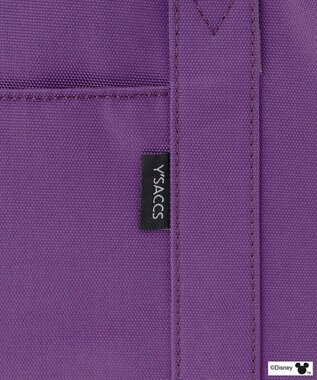 Y'SACCS 【Disney Collection】シルエットプリントトートバッグ　Mサイズ パープル