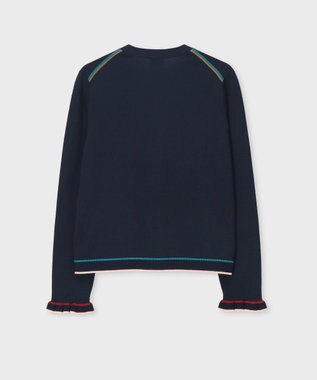 Paul Smith 【洗える】フレアスリーブ カーディガン ネイビー