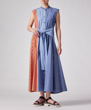 Paul Smith ミックスストライプ ノースリーブ ワンピース