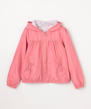 ANY KIDS 【フード取り外し/洗濯機可能】撥水加工リバーシブルゾン ピンク