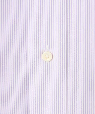J.PRESS MEN 【PREMIUM PLEATS / 形態安定】マイクロストライプ ドレスシャツ / B.D. ライラック系1