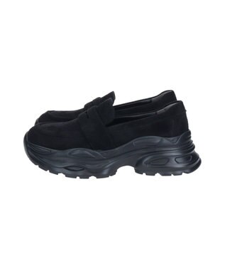 Bridget Birkin 【Round About】ボリュームソールローファー ブラックスウェード