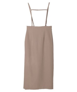 earth music&ecology マルチＷＡＹサス付タイトスカート Ivory