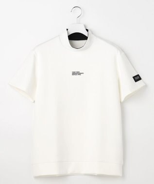 23区GOLF 【MEN】ライトダンボールストレッチモックネック ホワイト系